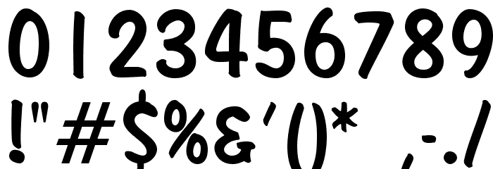 ClarkOpti-Demi Font OTHER CHARS
