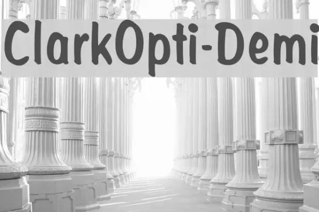 ClarkOpti-Demi Fonte examples