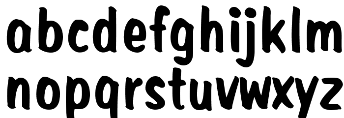ClarkOpti-ExtraBold Font LOWERCASE