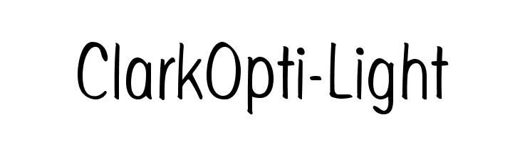 ClarkOpti-Light Font