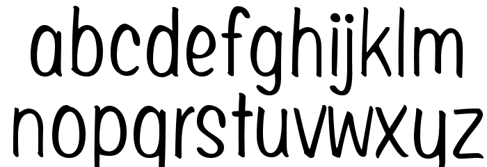 ClarkOpti-Light Font LOWERCASE