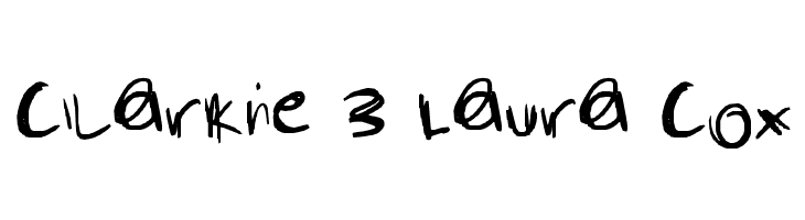 Clarkie 3 Laura Cox  لخطوط تنزيل