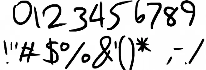 Clarkie 4 Font OTHER CHARS