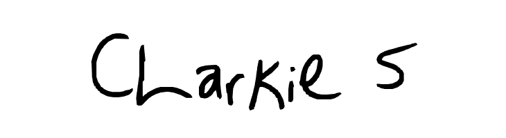 Clarkie 5  les polices de caractères gratuit tlcharger