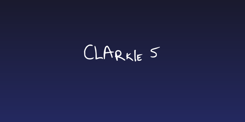 Clarkie 5 Social Header