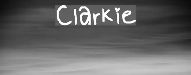 Clarkie Font examples