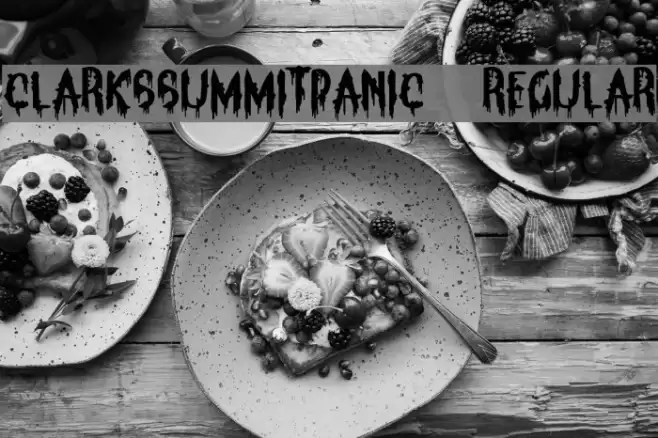 ClarksSummitPanic-Regular Font examples