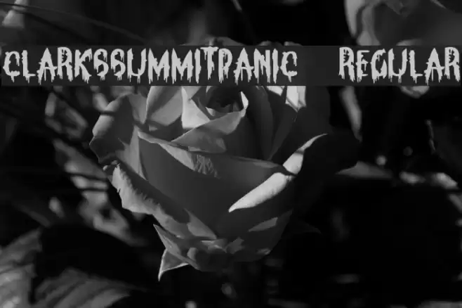 ClarksSummitPanic-Regular Font examples