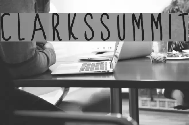 ClarksSummit Font examples