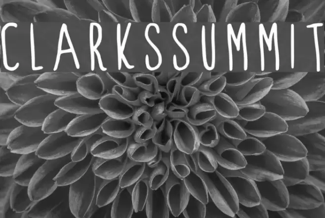 ClarksSummit Font examples