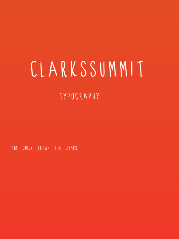 ClarksSummit Poster