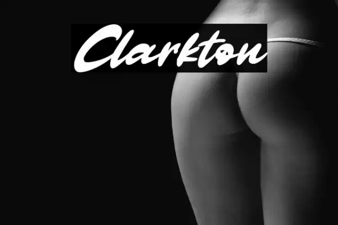 Clarkton Font examples
