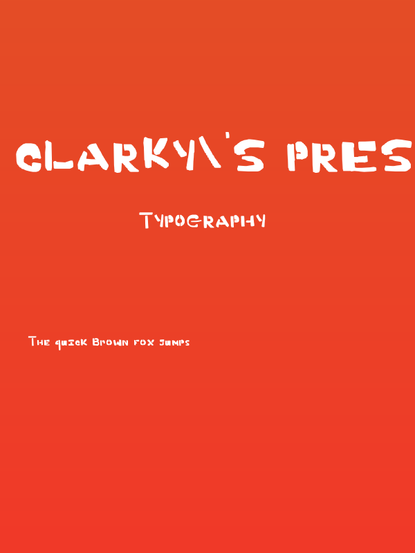 Clarky's present Poster