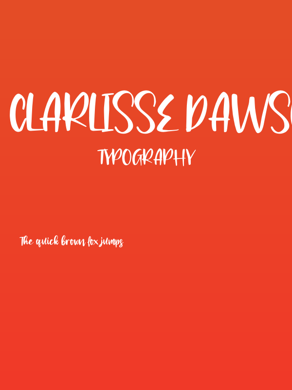 Clarlisse Dawson Poster