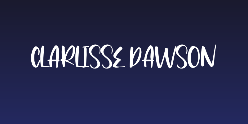 Clarlisse Dawson Social Header