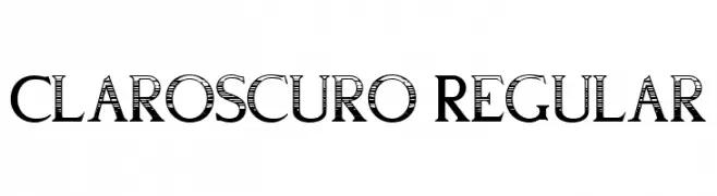 Claroscuro Regular  Fuentes Gratis Descargar
