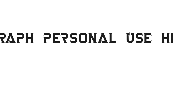 Clarraph Personal Use Heavy Logo