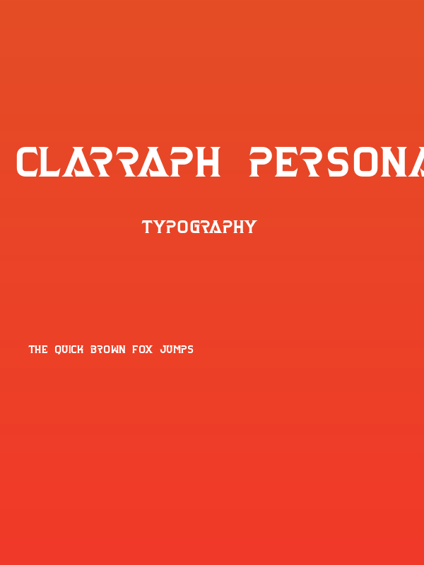 Clarraph Personal Use Heavy Poster