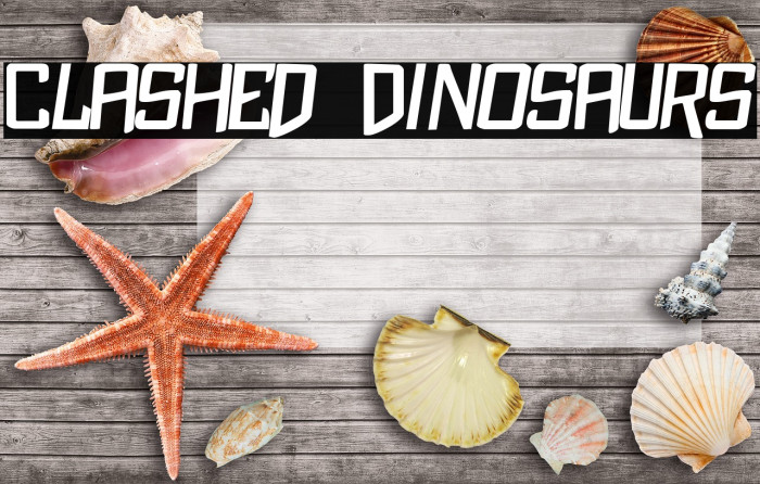 Clashed Dinosaurs Example 1