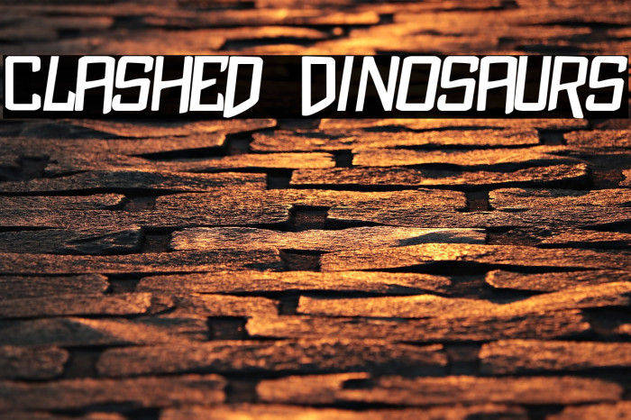 Clashed Dinosaurs Example 3