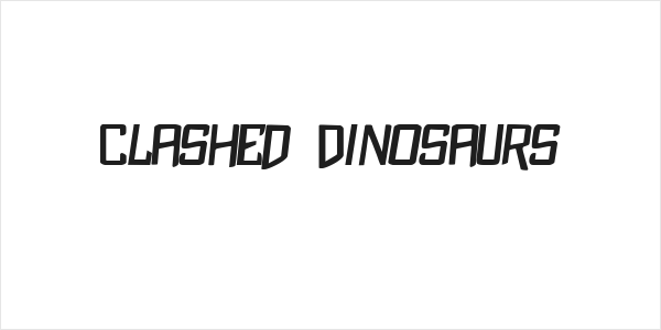 Clashed Dinosaurs Logo