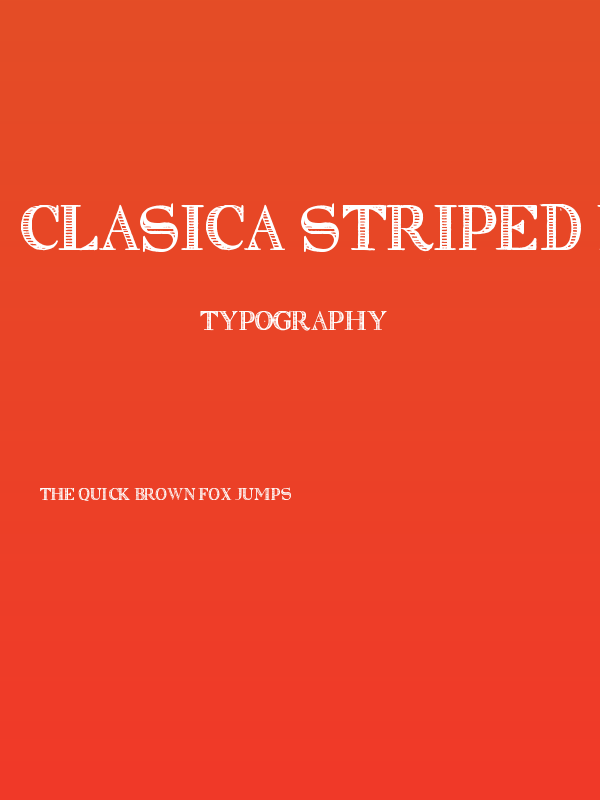 Clasica Striped by Marta van Eck Poster