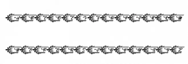 Clasicalderibbon Polices MAJUSCULES