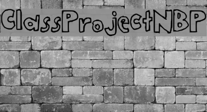 ClassProjectNBP Font examples