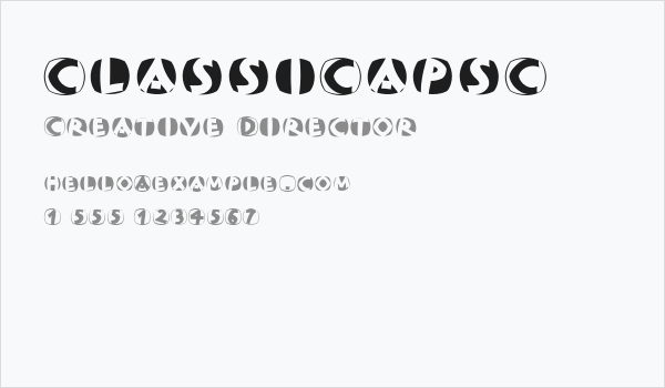 ClassiCapsC Business Card