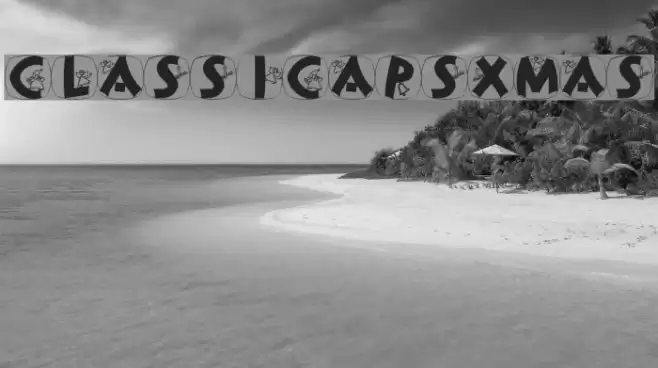 ClassiCapsXmas خط examples