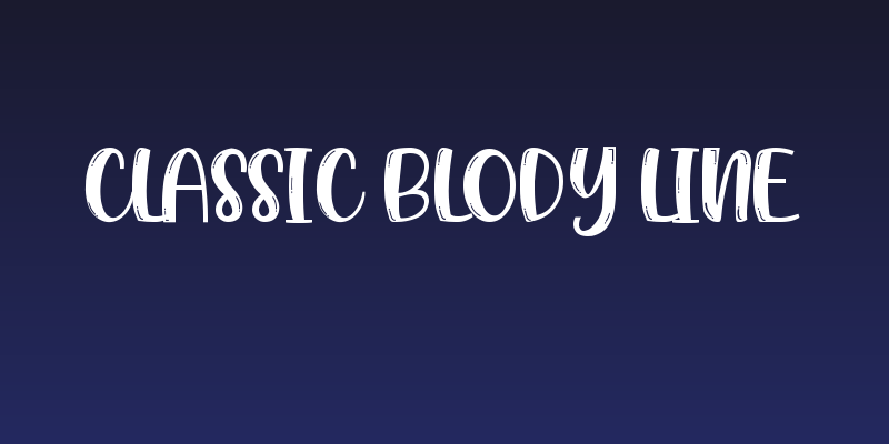 Classic Blody LinE Social Header