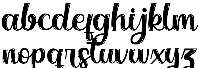 Classic Blody LinE Font LOWERCASE