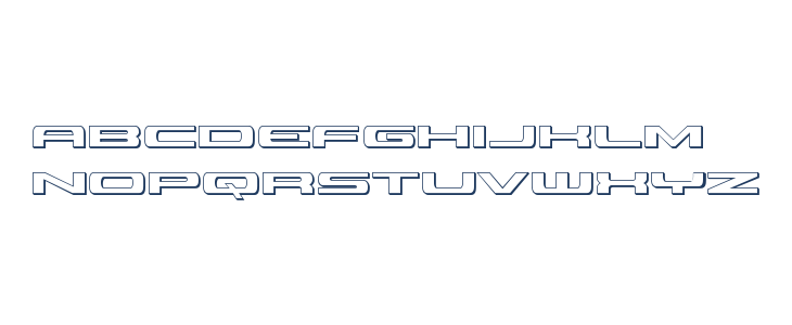 Classic Cobra 3D Lowercase