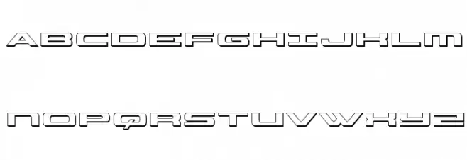 Classic Cobra 3D Шрифта ВЕРХНИЙ