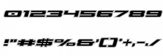 Classic Cobra Academy Italic Font OTHER CHARS