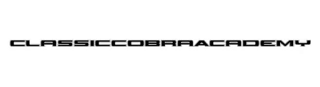 Classic Cobra Academy  font caratteri gratis