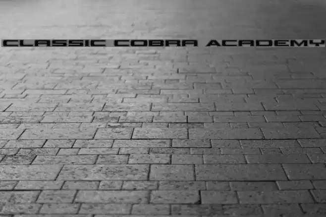 Classic Cobra Academy Font examples