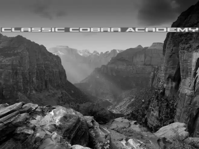 Classic Cobra Academy Font examples