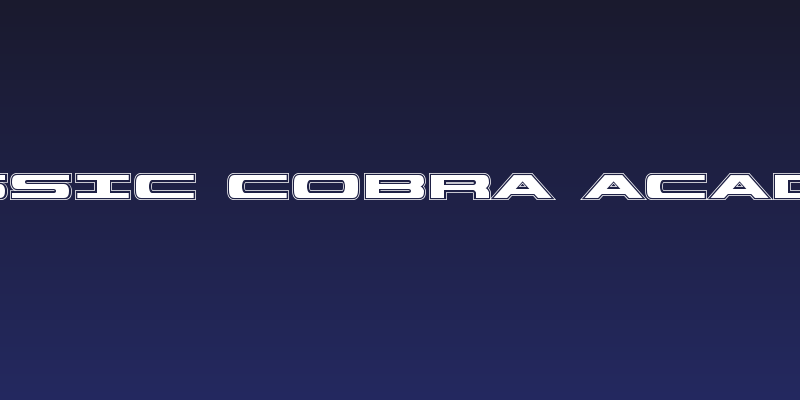 Classic Cobra Academy Social Header
