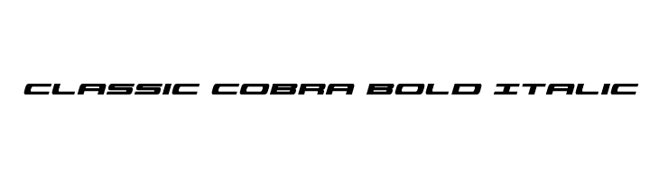 Classic Cobra Bold Italic  Fuentes Gratis Descargar