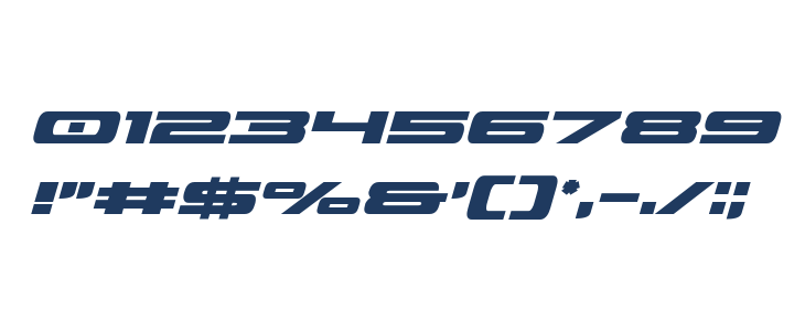 Classic Cobra Bold Italic Other Characters