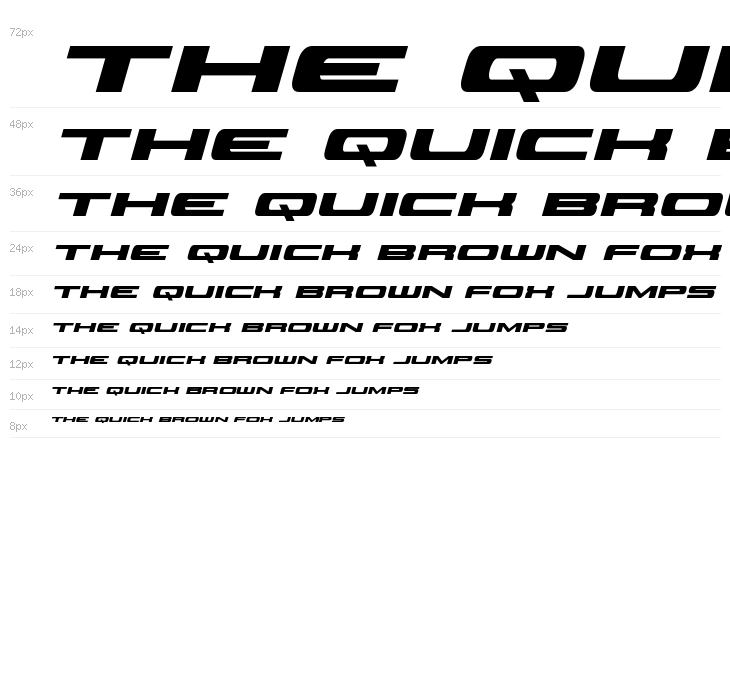 Classic Cobra Bold Italic Waterfall