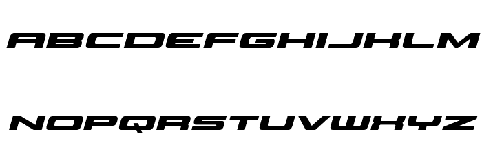 Classic Cobra Bold Italic Font LOWERCASE