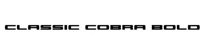 Classic Cobra Bold  Descarca Fonturi Gratis