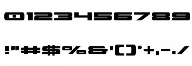 Classic Cobra Bold Font OTHER CHARS