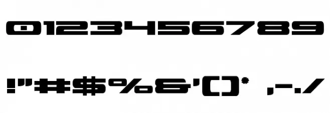 Classic Cobra Bold Font OTHER CHARS