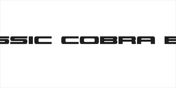 Classic Cobra Bold Logo