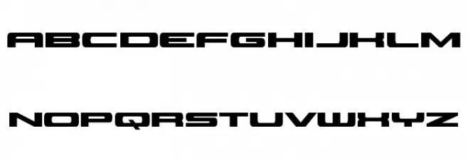 Classic Cobra Bold Font Litere mici