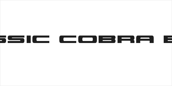 Classic Cobra Bold Logo