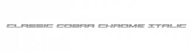 Classic Cobra Chrome Italic  Descarca Fonturi Gratis